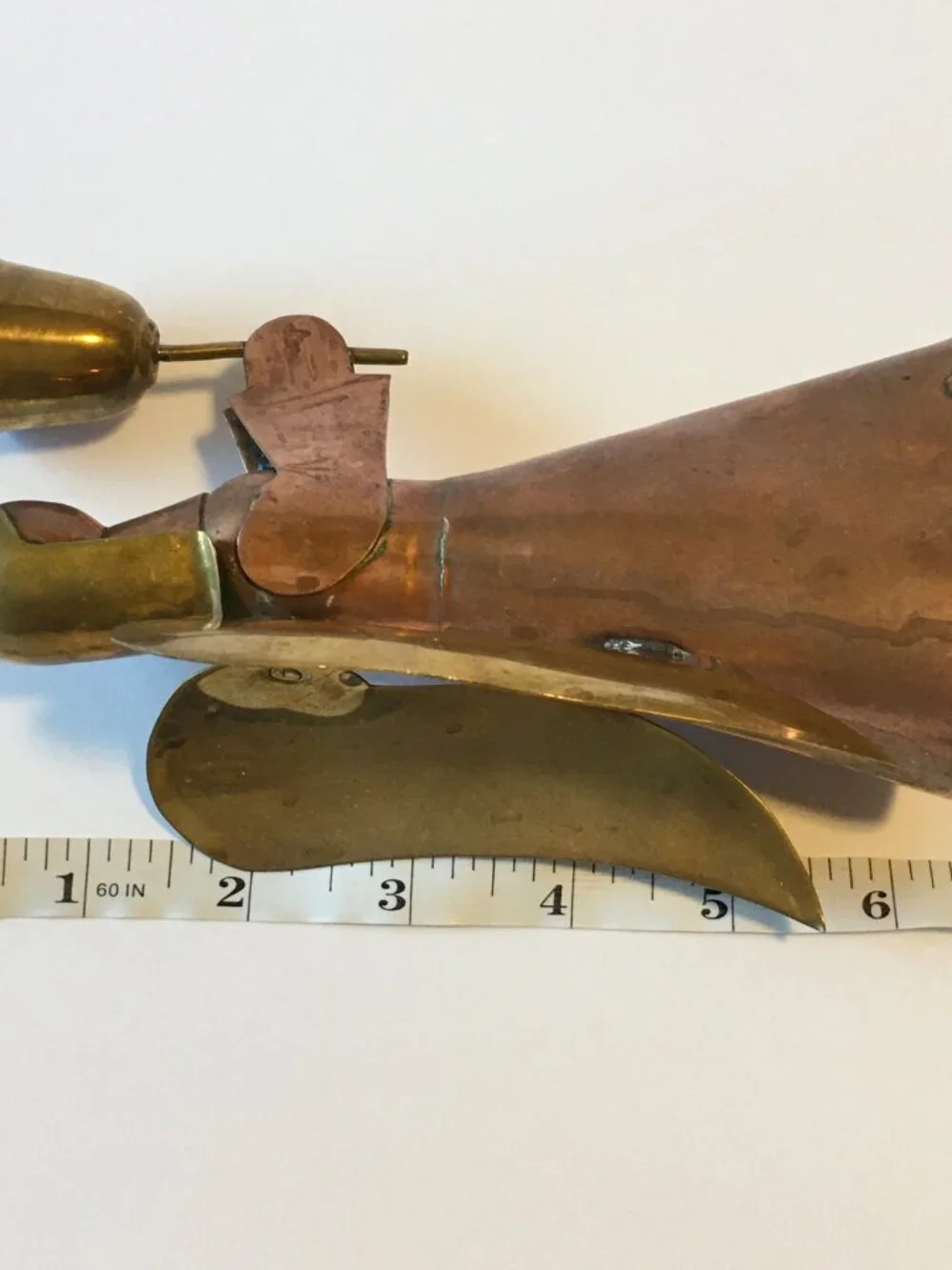 Vtg Copper Brass Angel Candlestick Holders Candle Holders Christmas Decor Read